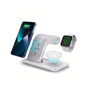 30W LED Fast Wireless Charger Foldable IPhone/Apple Watch