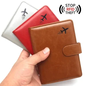 RFID Vintage Business Passport Covers Holder
