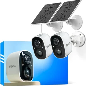 Solar Camera Wireless Outdoor, Battery Powered,