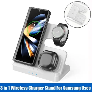 3 in 1 Wireless Charger Stand Fast Charging/ Samsung