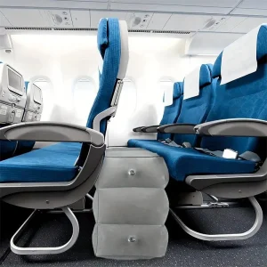 1pc Inflatable Foot Rest Pillow For Travel