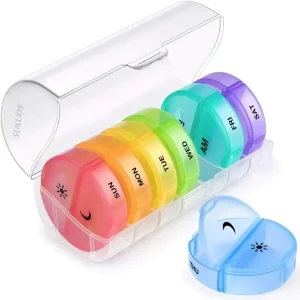 Weekly Pill Box Holder Container