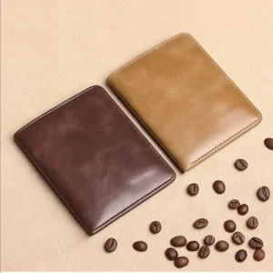 Leather Mini Wallets RFID Card Holder